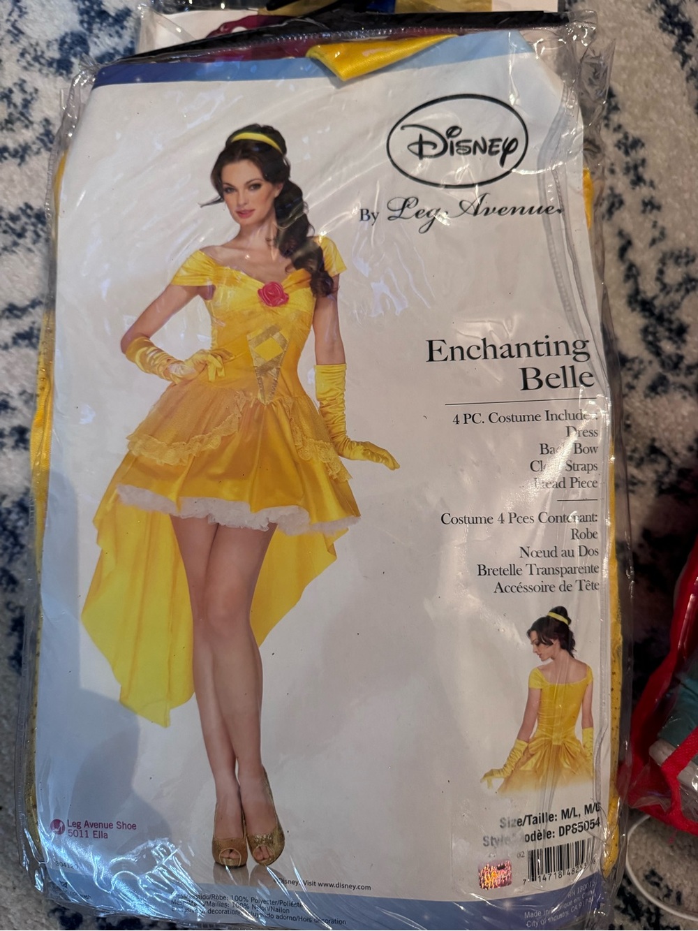 Leg Avenue Enchanting Belle Costume - Bright Yellow